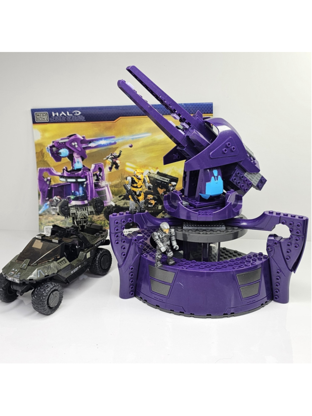 Mega Bloks Halo UNSC 96923 Rockethog vs Anti Aircraft Gun Incomplete